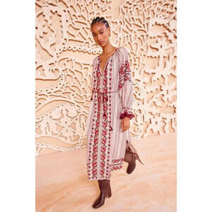 Ulla Johnson Filia Embroidered Plaid Dress, $720 NWOT, US 0, 1034